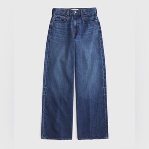 A&F High Rise Wide Leg Jean